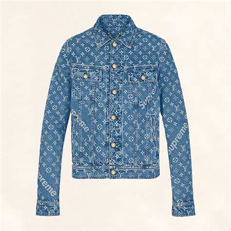 supreme jeans louis vuitton|lv supreme jean jacket.